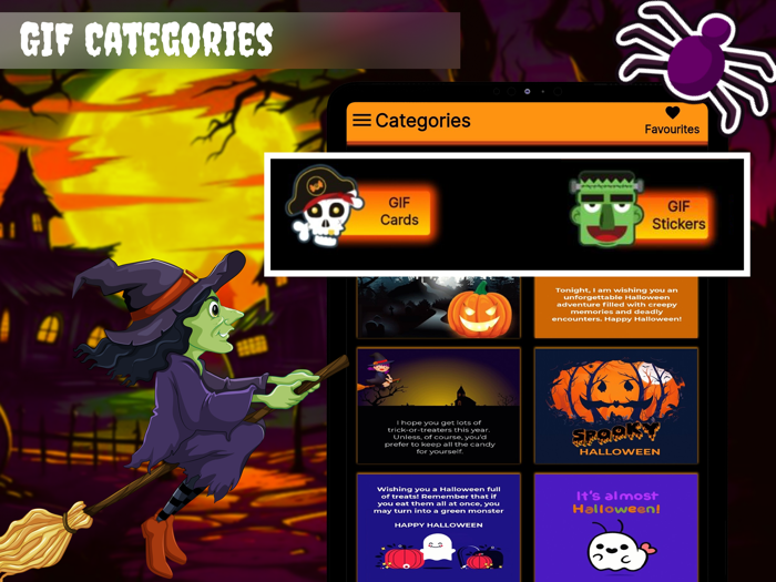 Halloween GIF Photo Stickers