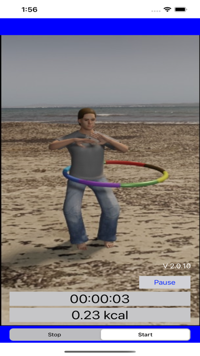 Hula Hoop kcal Tracker Screenshot
