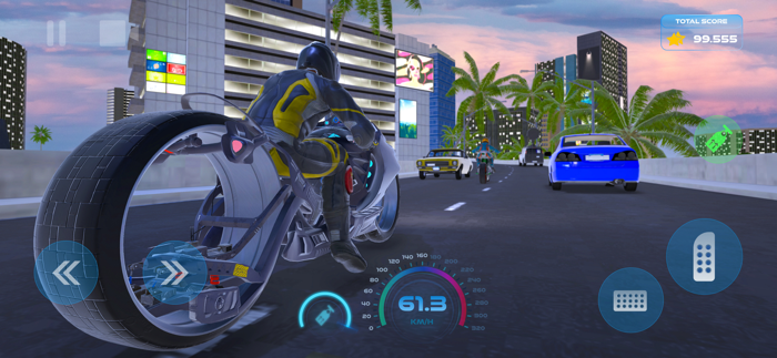 Moto Racer 2044 Game Simulator