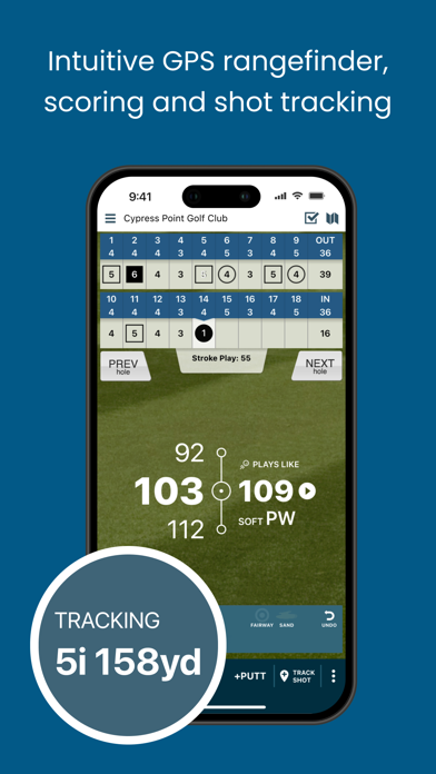 Screenshot #2 pour Golf Pad GPS Rangefinder