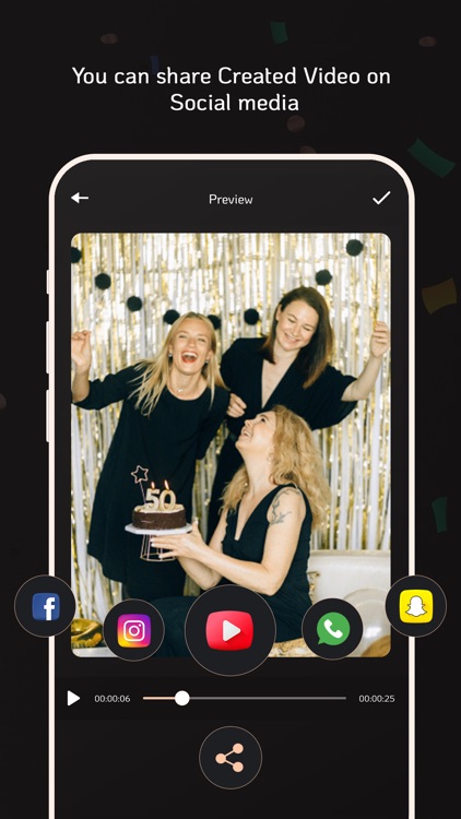 Birthday Movie Maker & Music screenshot-5