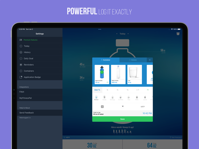 Waterlogged — Drink More Water