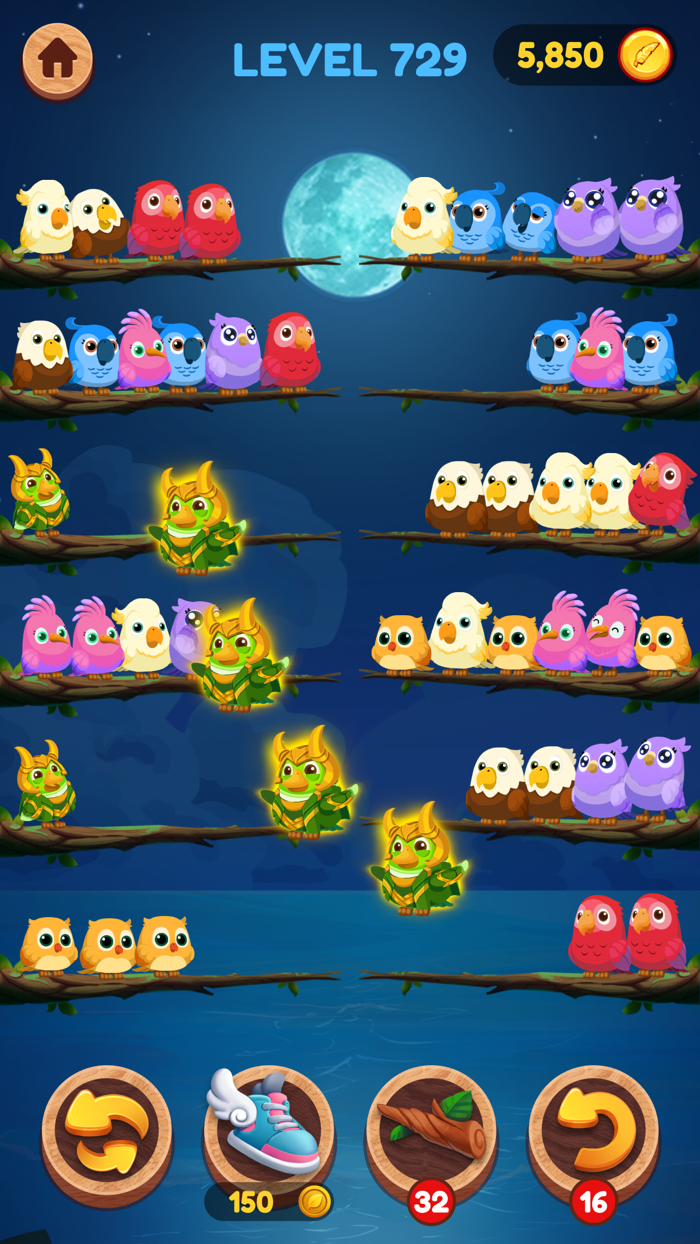 Bird Story Color Sort Puzzle