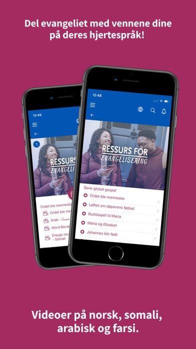 Good News Medvandrer-appen Screenshot