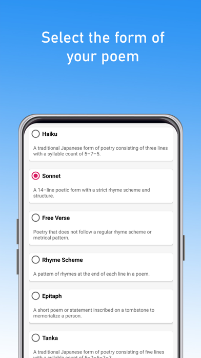 Poemify: Poetry Made Easy Screenshot