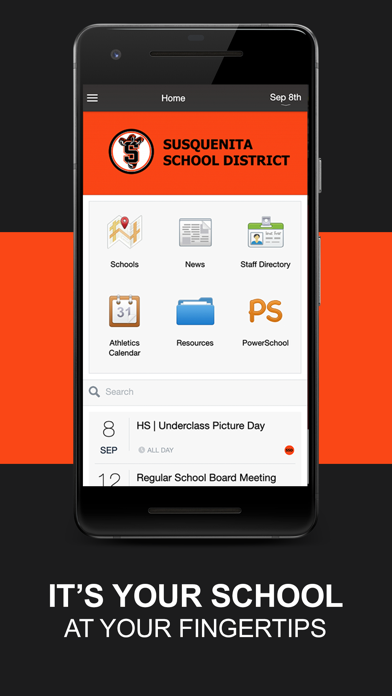 Susquenita School District Screenshot