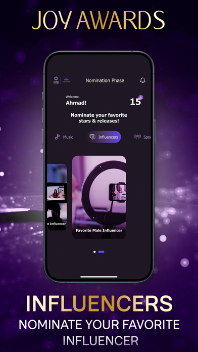 Joy Awards Screenshot