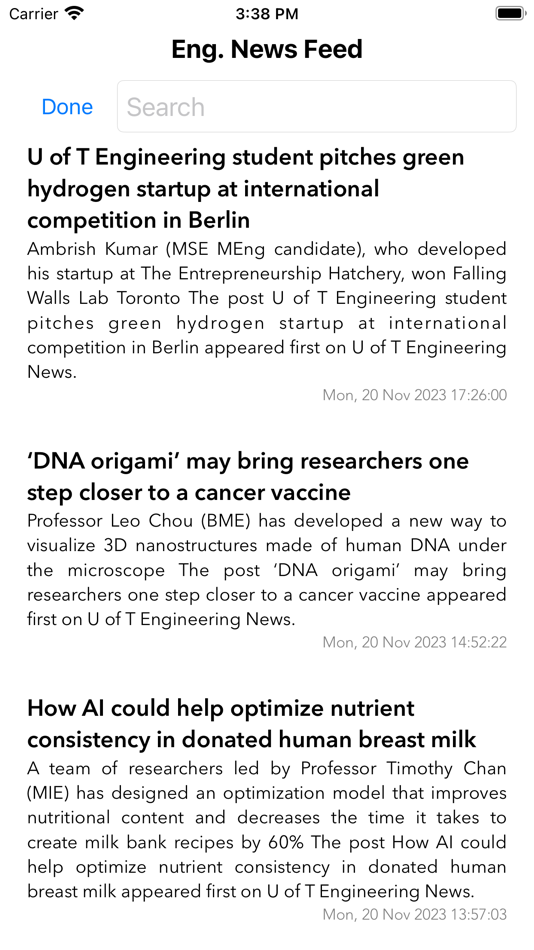 #6. U of T Mobile (iOS) By: University of Toronto
