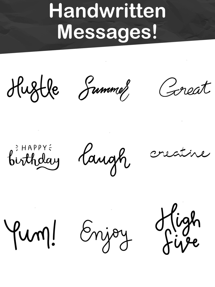 Handwritten Messages