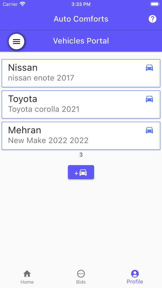 #7. AutoComforts Client (iOS) 由: Adil Ali