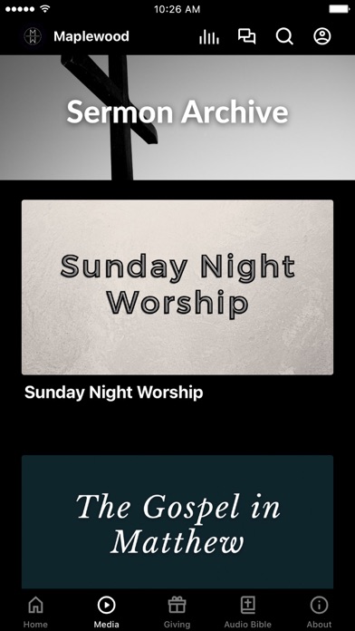 Maplewood Baptist Church Screenshot