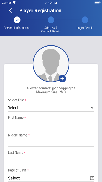 App screenshot