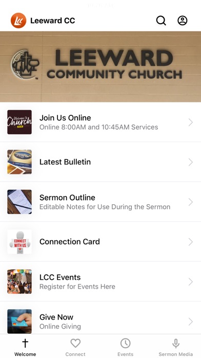 Leeward Community Church Screenshot