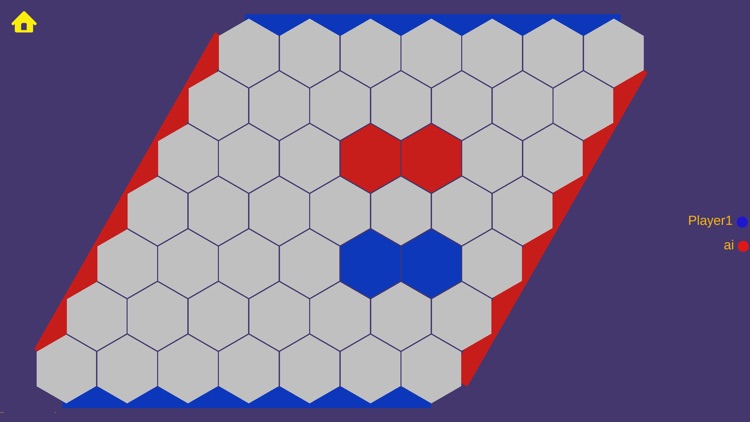 Simple Hex Board game with AI screenshot-7