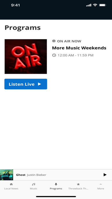 K 94.7 WKLW FM Screenshot