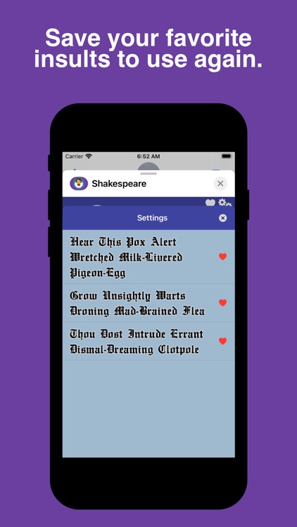 Shakespeare Insult Generator screenshot-3