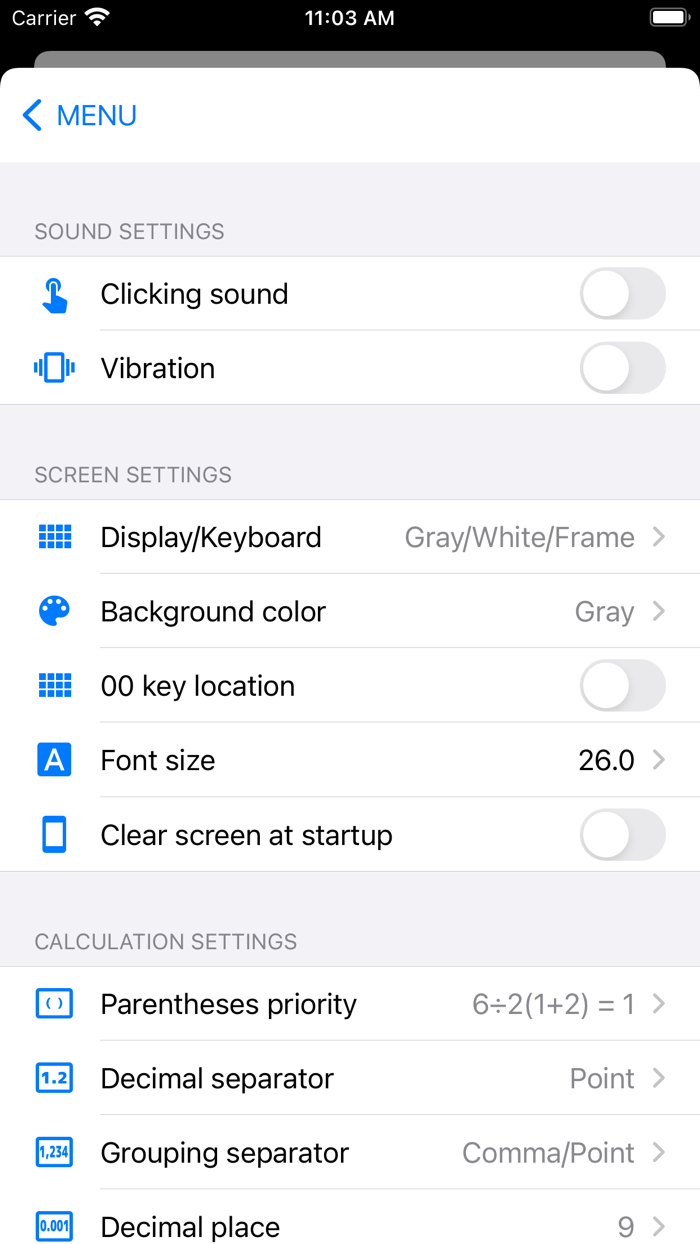 Calculator PanecalST