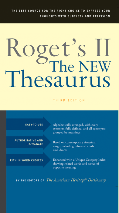 Roget's II: New Thesaurusのおすすめ画像1