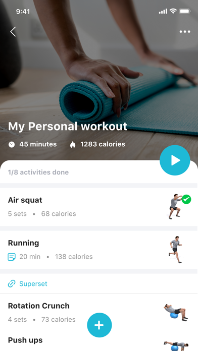 LOVT Fitness & Training App Screenshot