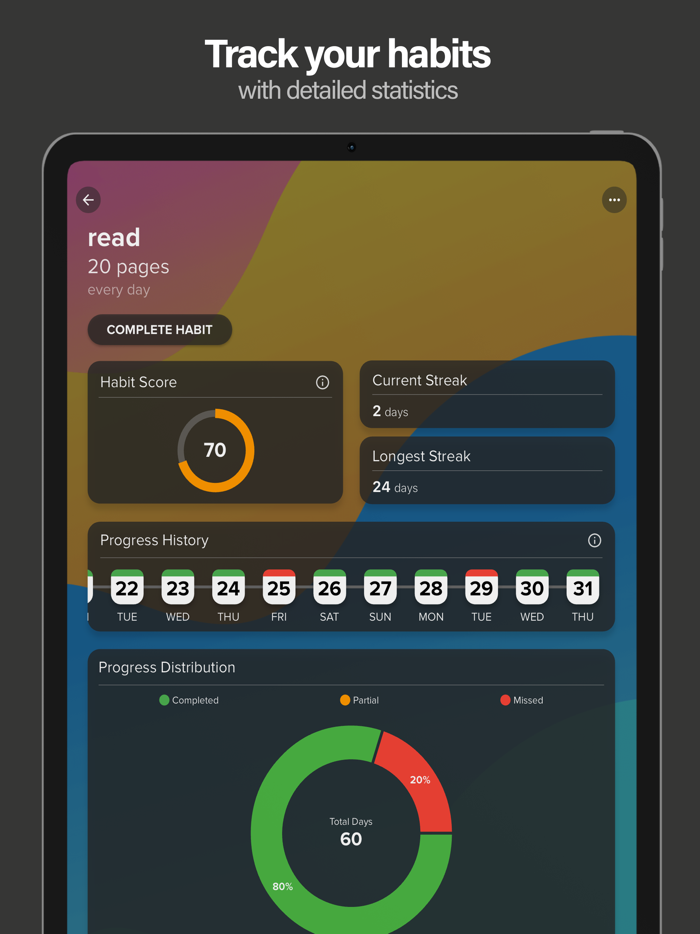 lvlup - daily habit tracker