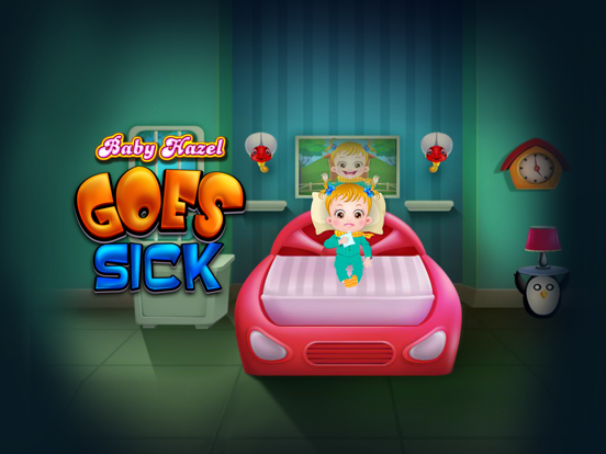 Baby Hazel Goes Sick iPad app afbeelding 1