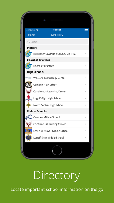 Kershaw County School District Screenshot