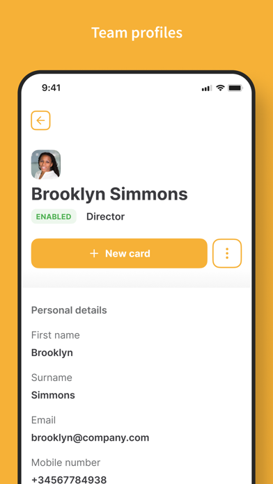 Greengage | Business Account Screenshot