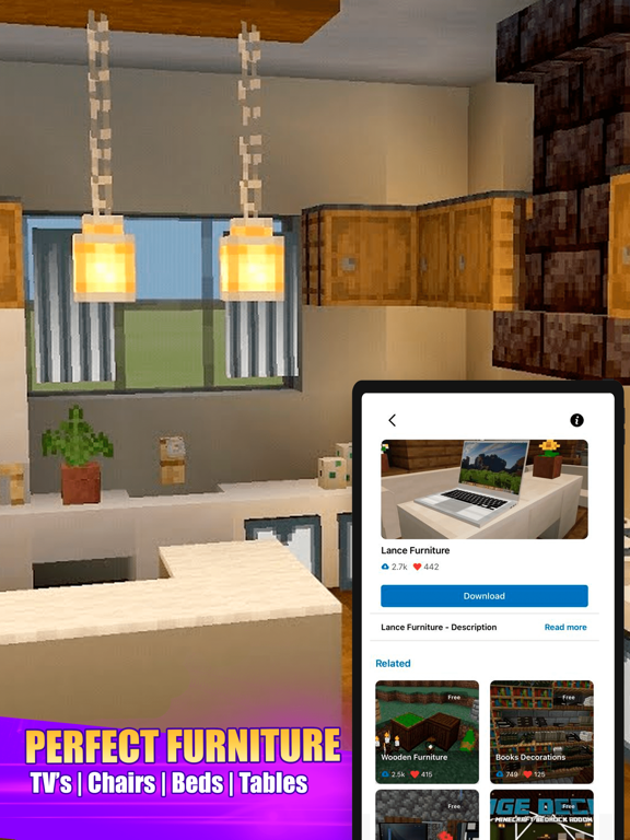 Screenshot #4 pour Furniture for Minecraft PE