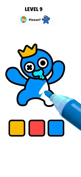 Game screenshot Rainbow Friend Coloring Puzzle mod apk
