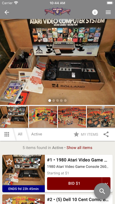 Geyer Auction Companies Screenshot