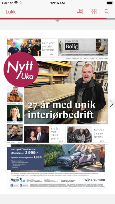 Nytt i uka eAvis Screenshot