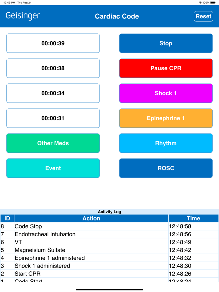 Geisinger Emergency Code