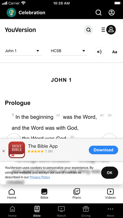 Celebration Baptist TLH Screenshot