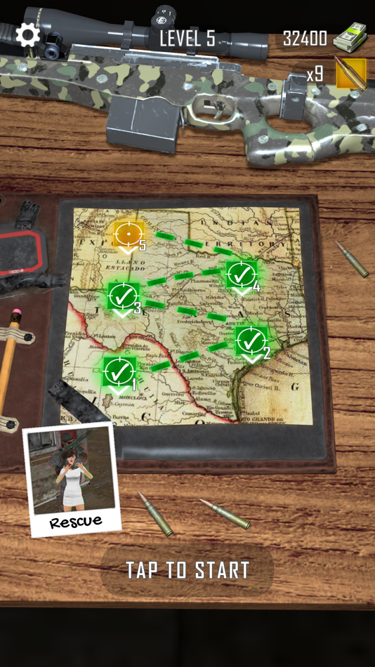 #3. American Sniper 3D (iOS) 来自: TapNation