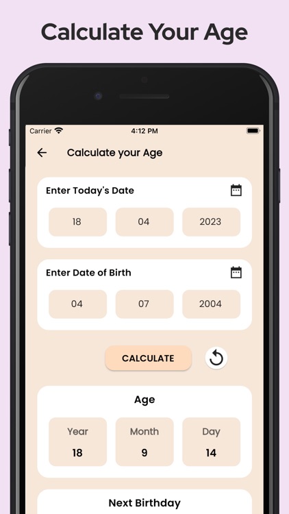 Age Calculator - compare