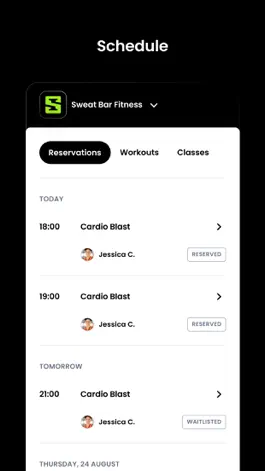 Game screenshot Sweat Bar Fitness PA hack