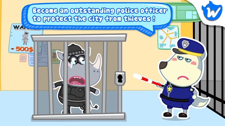 Wolfoo Police And Thief Game