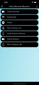 Ricky Edwards Ministries screenshot #2 for iPhone