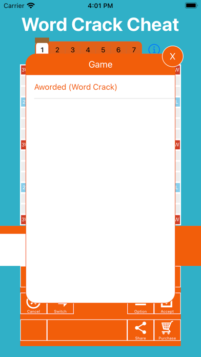 Word Crack Cheat & Solver Screenshot