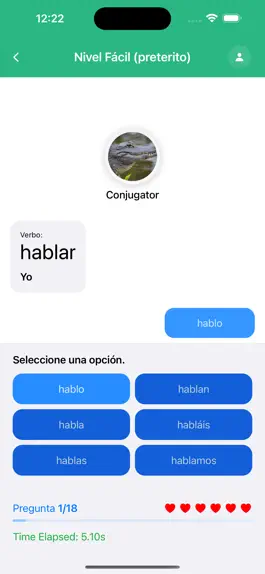 Game screenshot Conjugator: Practice Spanish hack