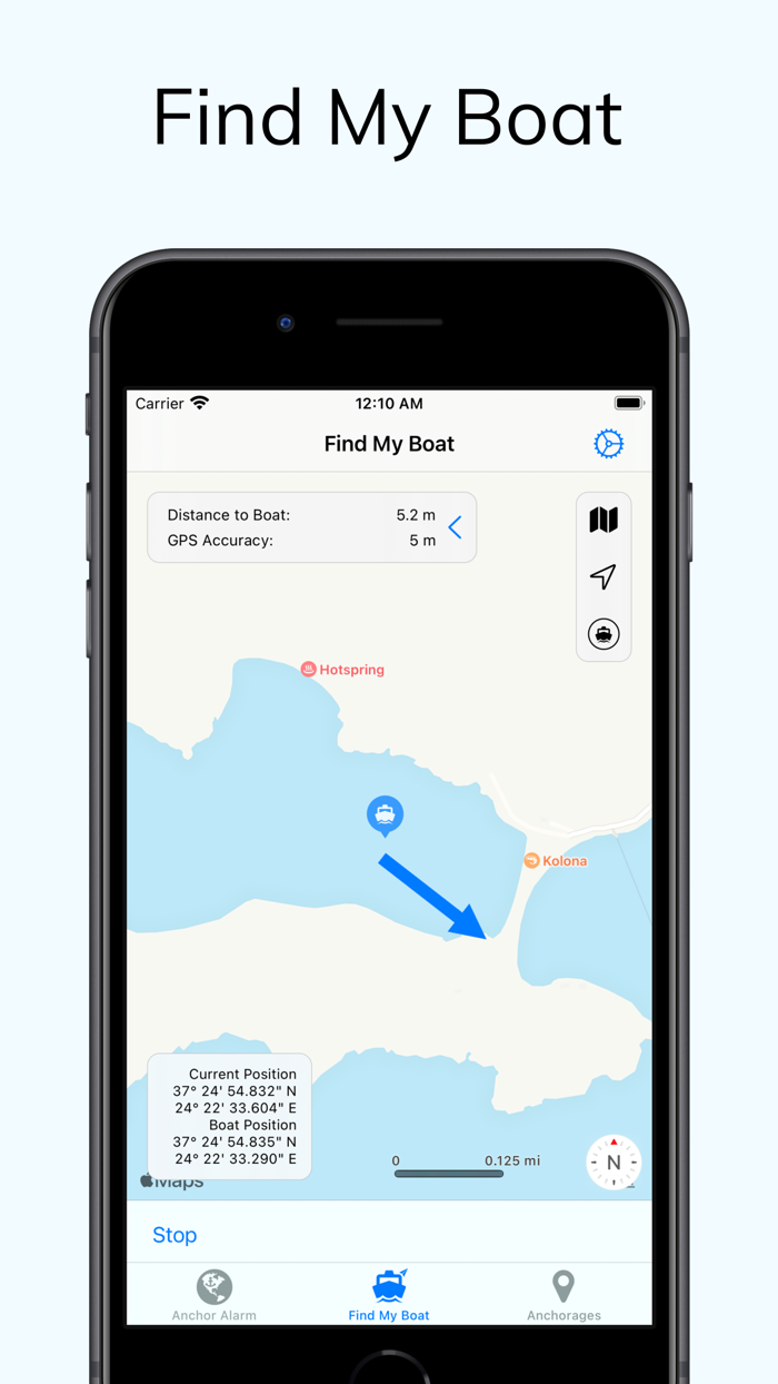 Anchor Alarm with Late Set
