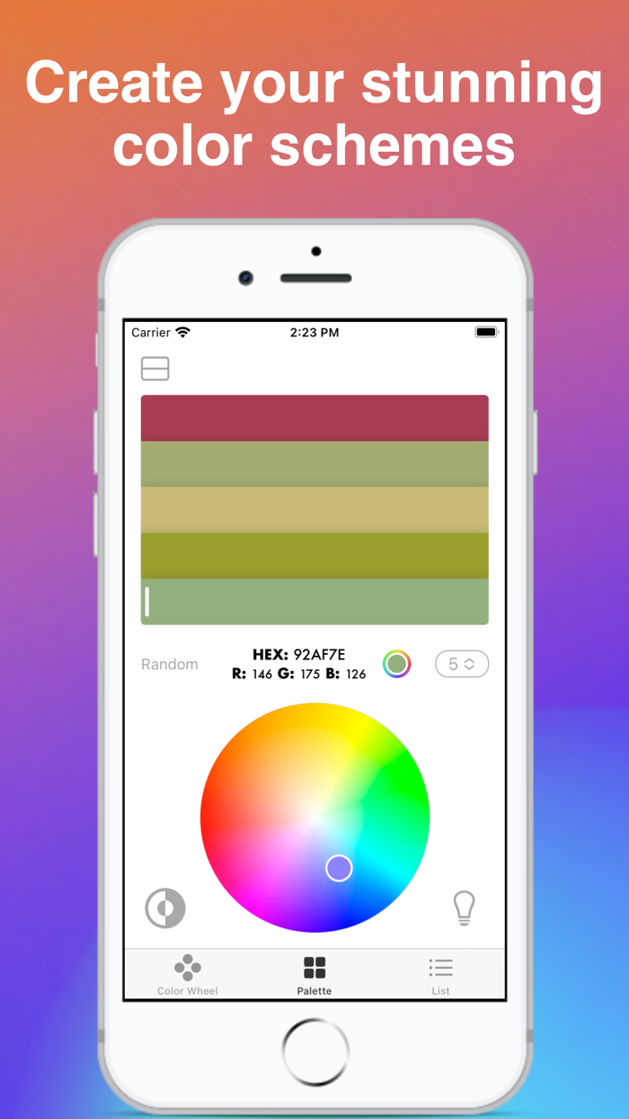 Color Wheel - Color schemes