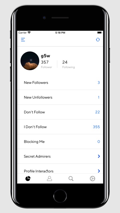 Followers tracker & Unfollow