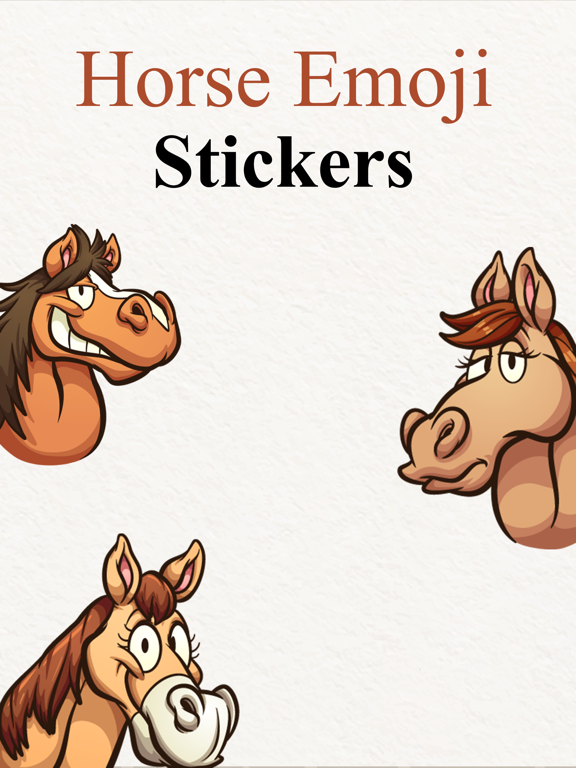 Screenshot #4 pour Horse Emojis for iMessage