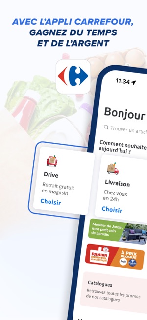 Carrefour : drive & livraison dans l'App Store
