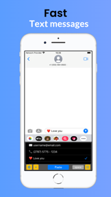 Auto text: keyboard shortcut screenshot