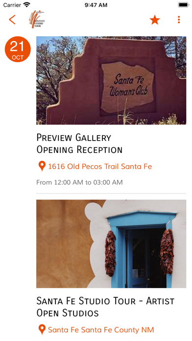 Santa Fe Studio Tour Screenshot