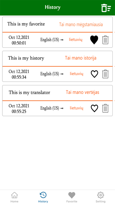 English To Lithuanian Trans Screenshot