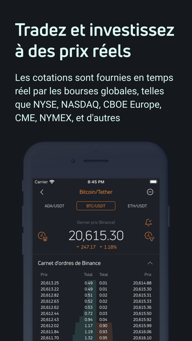 Screenshot #3 pour Quantfury: Ton Courtier Global
