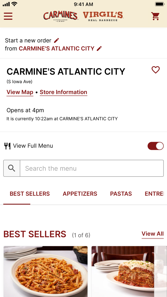 Carmines NYC and Virgils BBQ